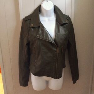 Dollhouse Faux Leather Moto Jacket Size S.